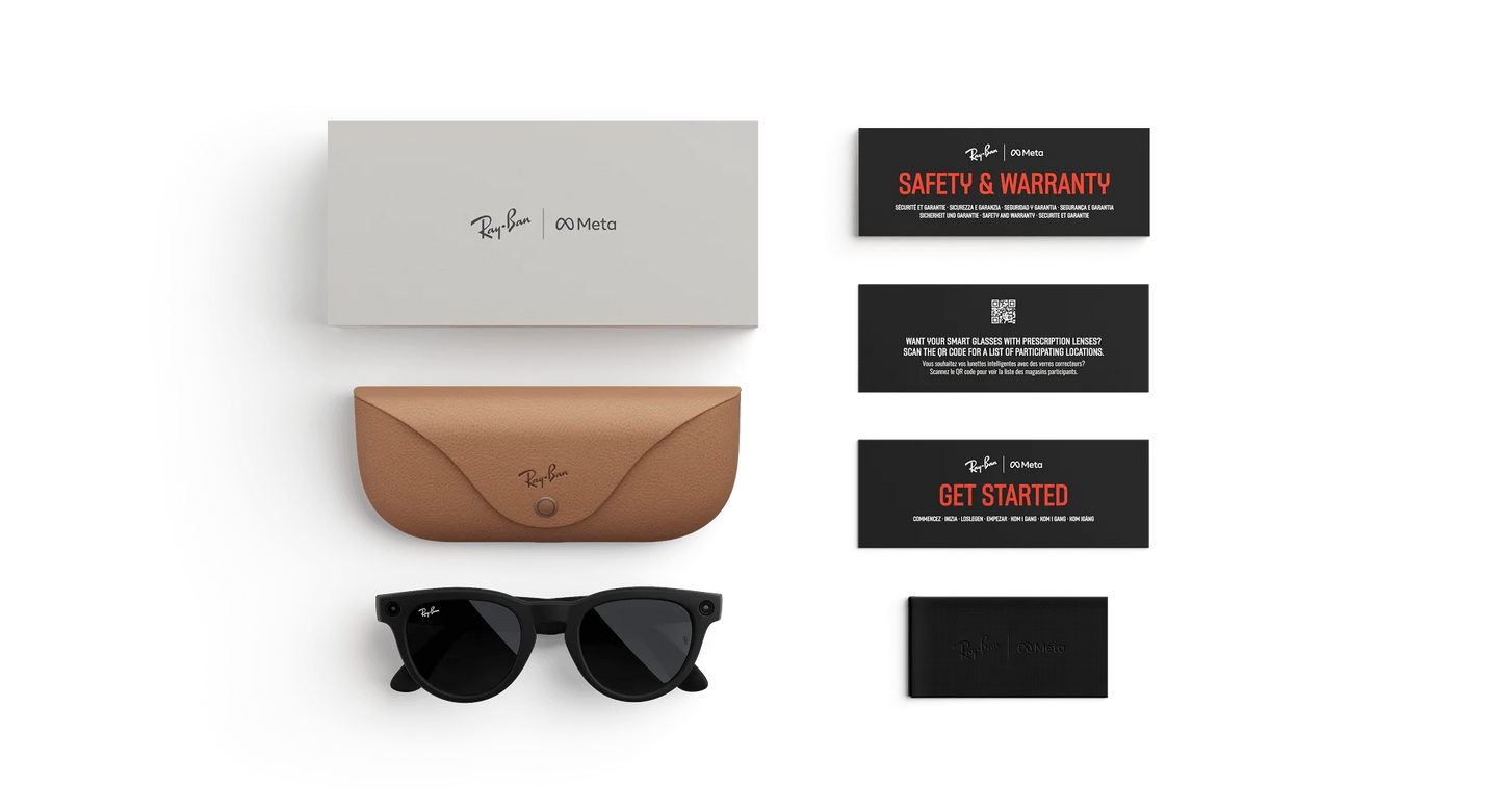 Ray-Ban Meta Headliner Charcoal Black