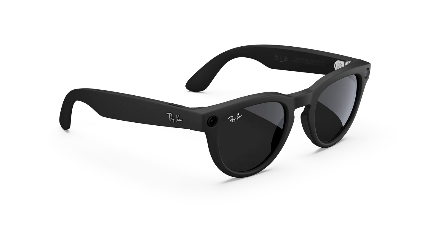 Ray-Ban Meta Headliner Charcoal Black