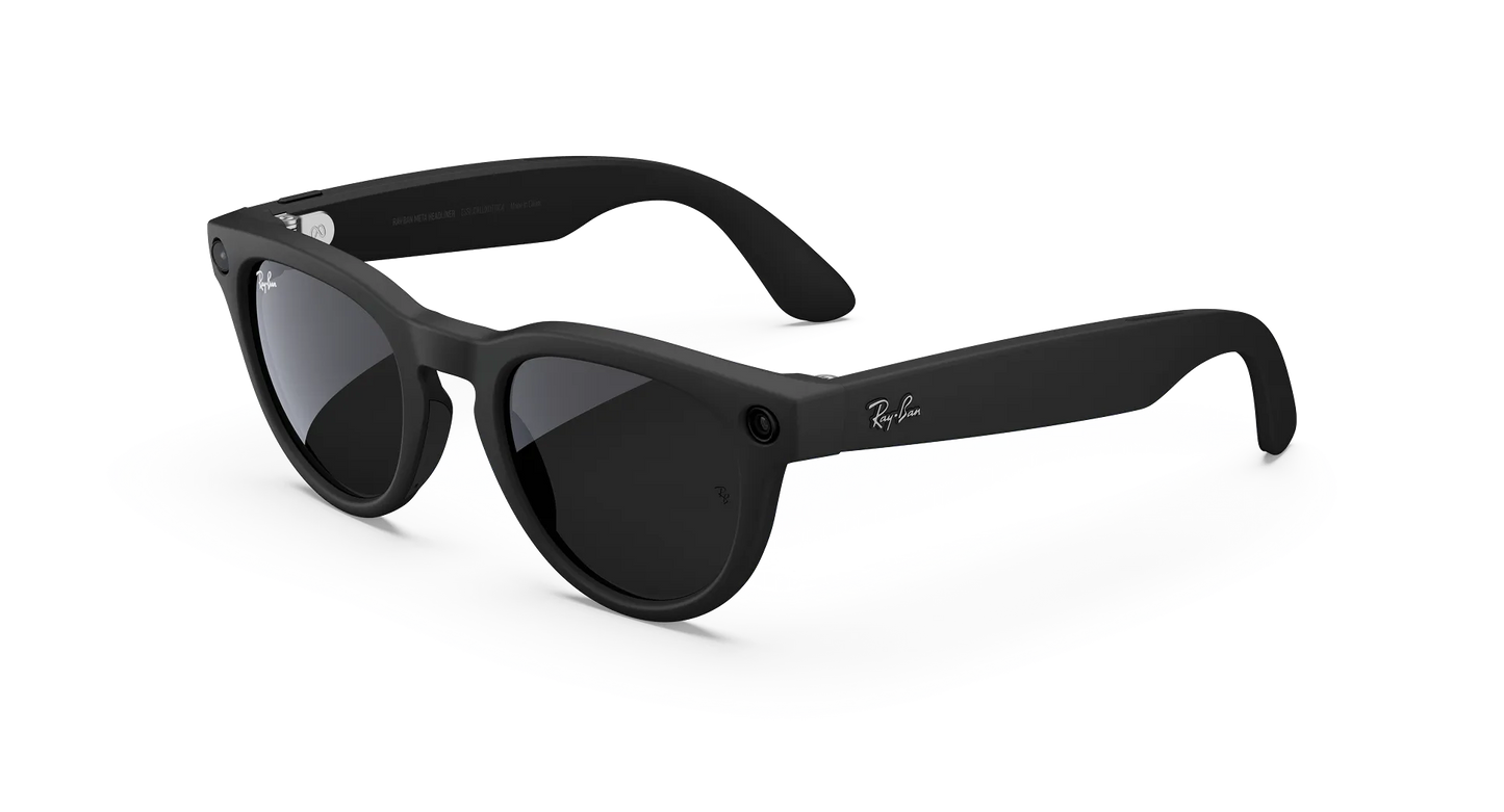 Ray-Ban Meta Headliner Charcoal Black